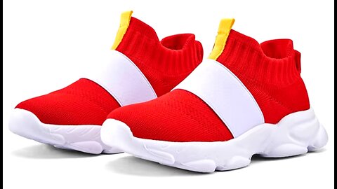 Sonic Red Stylish Sneakers for Boys and Girls