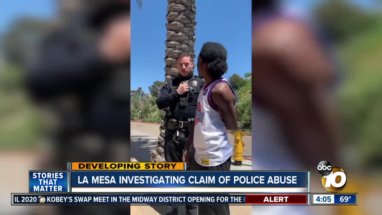 La Mesa investigating claim of police abuse