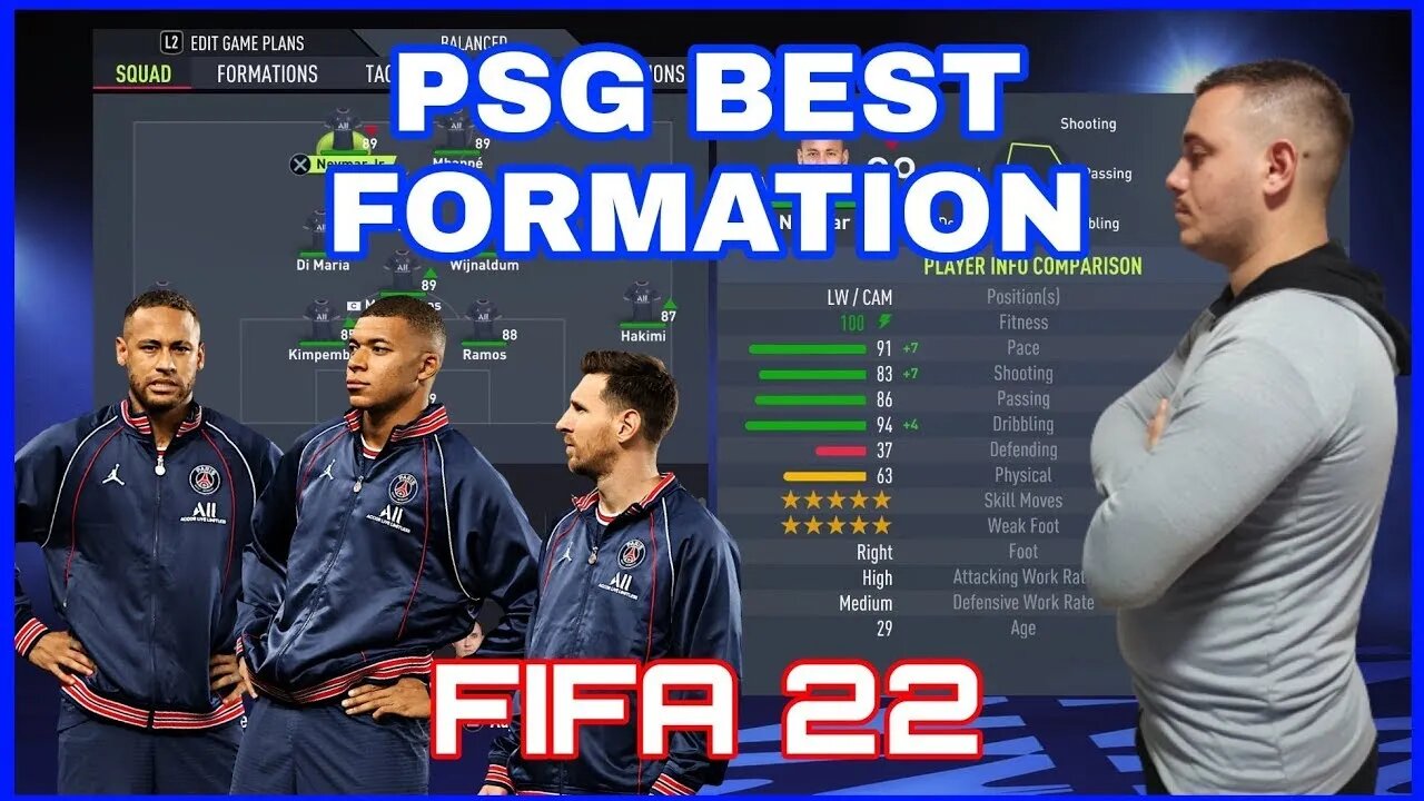 FIFA 22 ON AFFRONTE LES JOUEURS DU PSG SUR FIFA 22