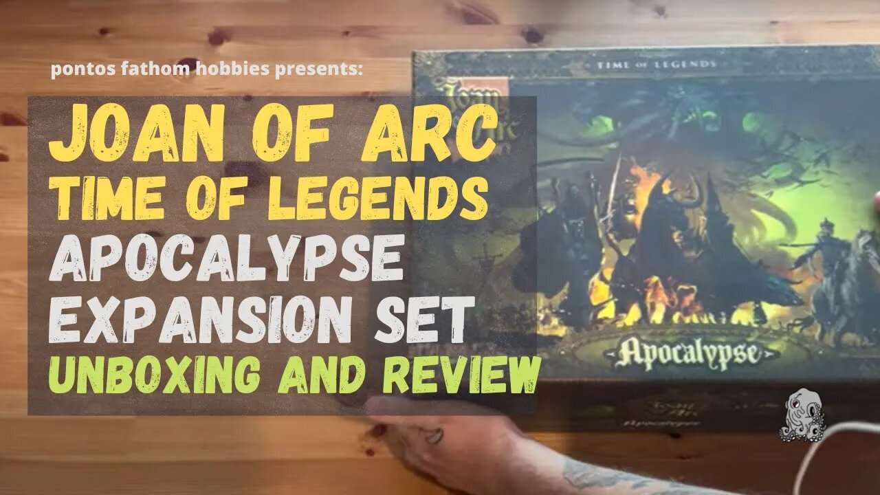 Joan of Arc Boardgame - Apocalypse Expansion Unboxing and Review