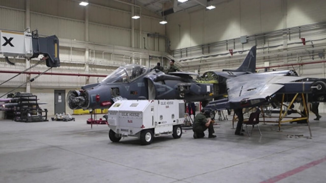 Marines train to drop bombs at a moment's notice: maintenance (BRoll)