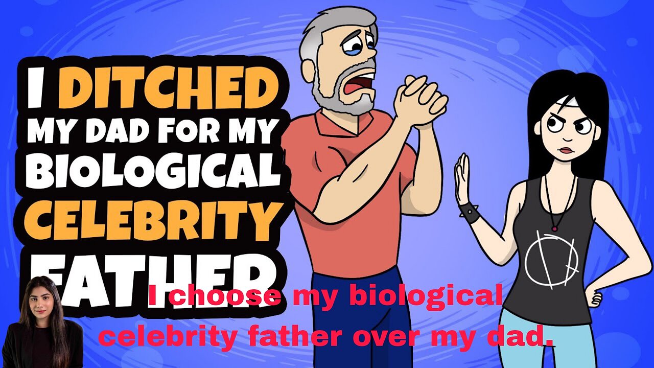 I choose my biological celebrity father over my dad.