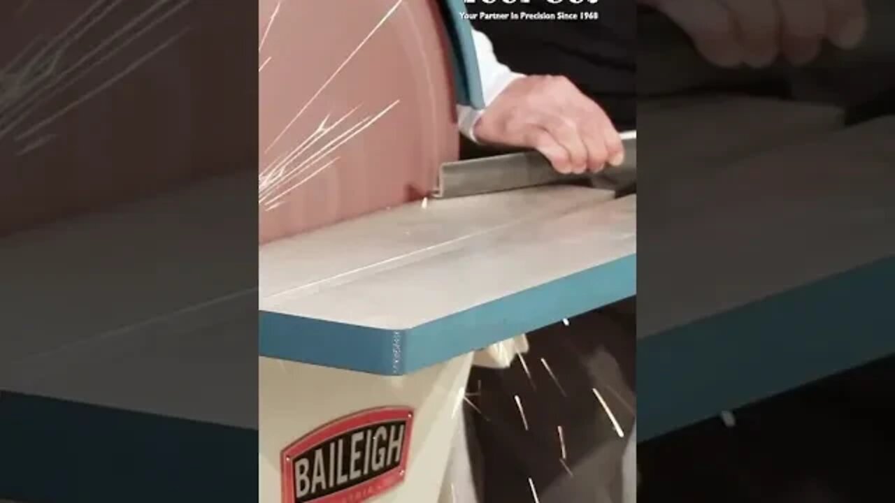 Grinding a radius on 1/8” thick steel angle iron