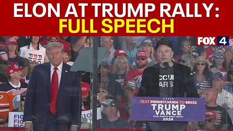 Elon Musk at the Trump Rally in Butler, PA