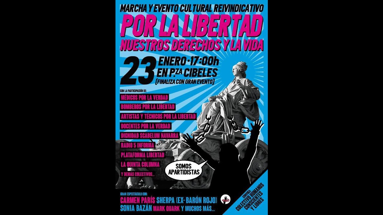 MARCHA POR LA LIBERTAD POR NUESTROS DERECHOS Y LA VIDA.