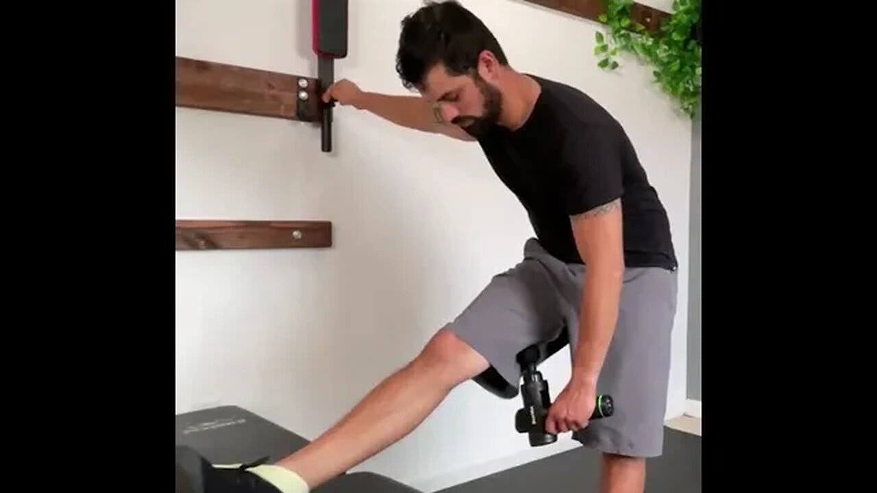 Massage Gun Technique - Traction Stretch