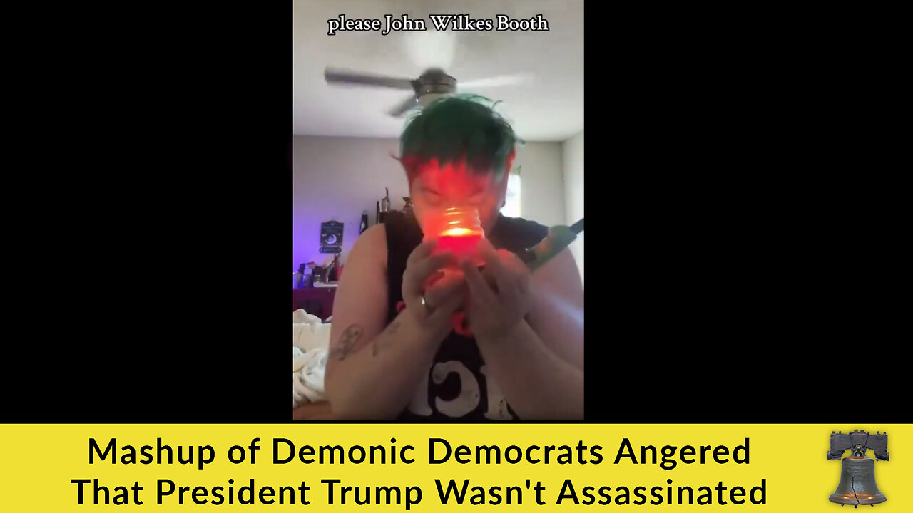 Mashup of Demonic Democrats Angered That President Trump Wasn't Assassinated