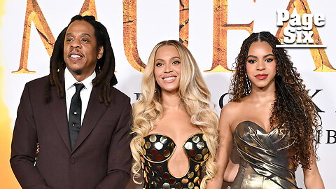 Beyoncé and Jay-Z hype up daughter Blue Ivy at 'Mufasa' premiere after denying 'heinous' rape allegation