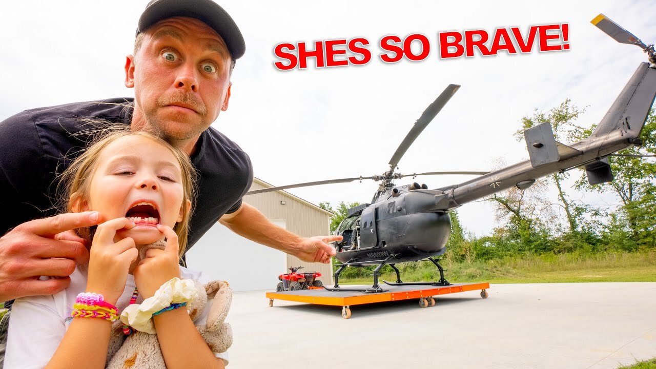 Attempting To Pull My Daughters Tooth Out Using A Helicopter!