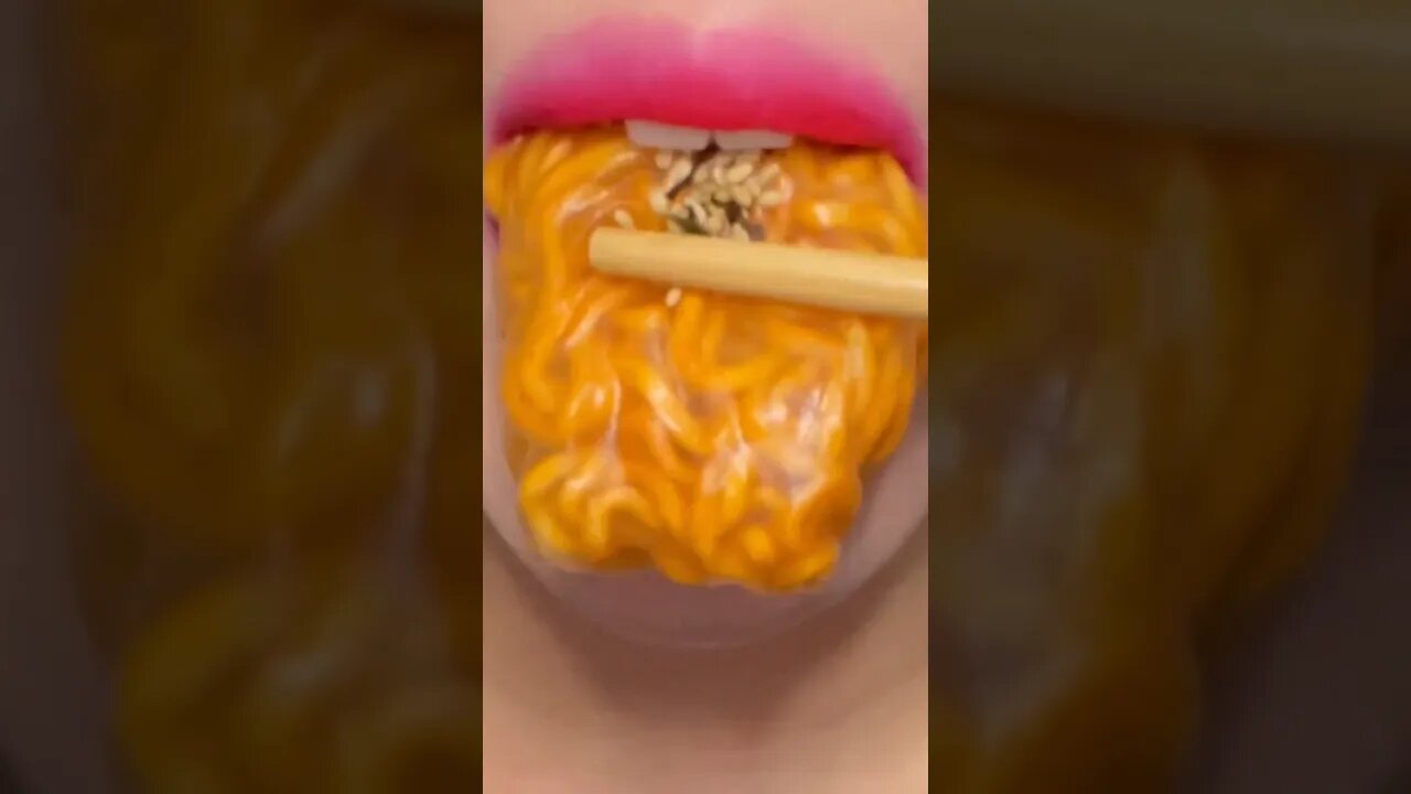 🍜 🧡Noodles EMOJI #eatingsounds #asmreating #asmr #mukbang #noodlesasmr #mukbangnotalking