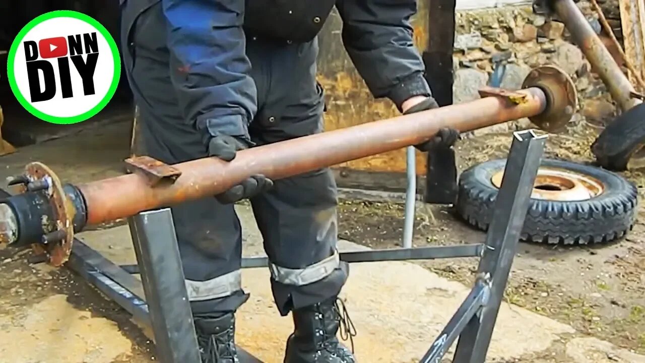 DIY Log arch