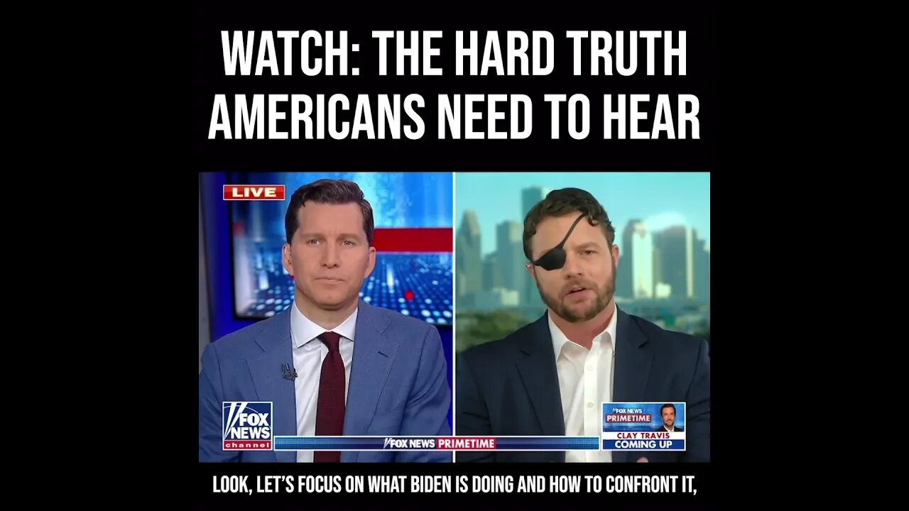 Dan Crenshaw's Message to All Americans: Be Victors, Not Victims