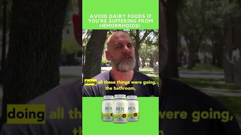 Stay Away From Dairy Food If You Have Hemorrhoids!