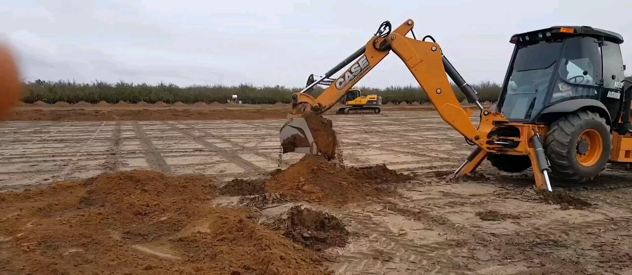 Racing an excavator