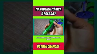 A MANGUEIRA MÁGICA É PESADA? Mangueira de Jardim Expansível Funciona, Original, É Boa? #shorts