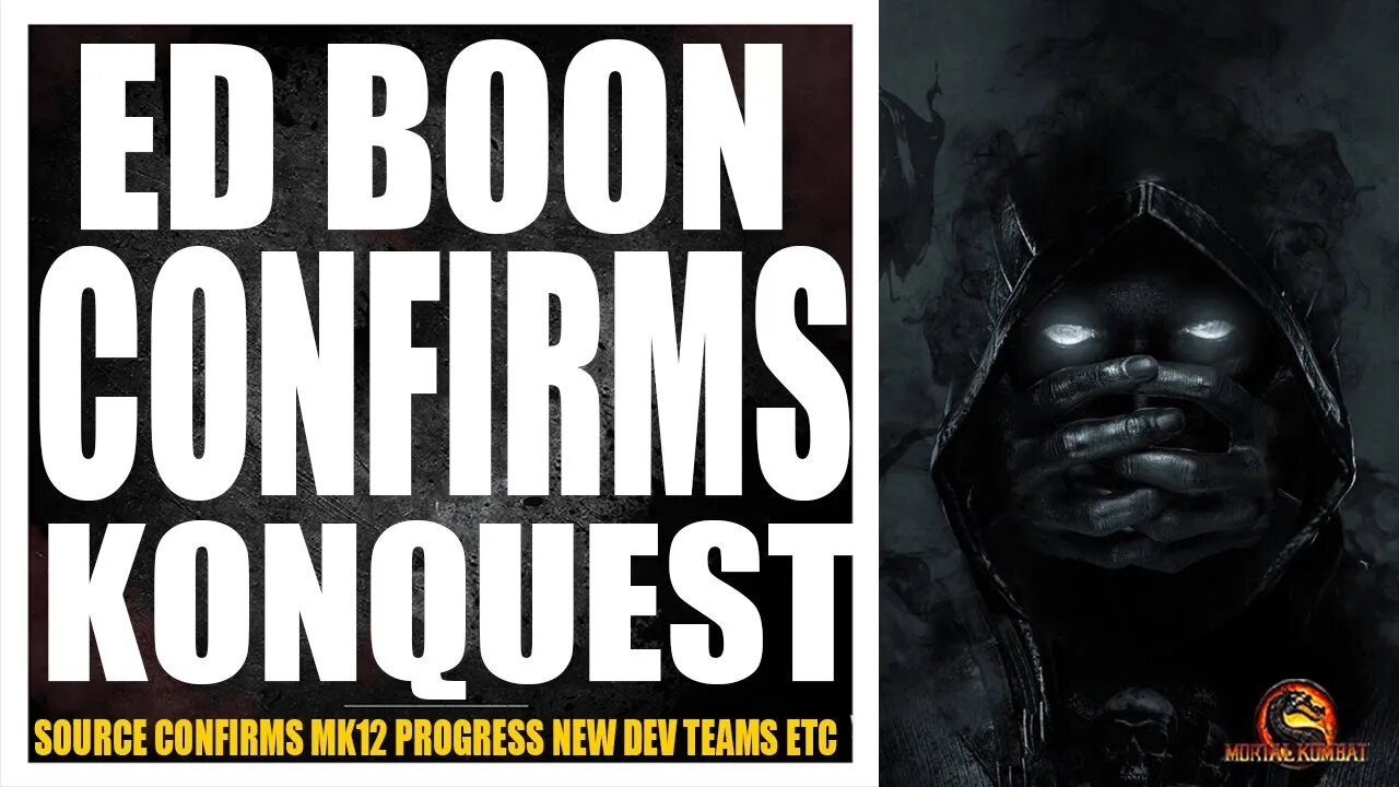 Mortal Kombat 12 : Konquest Mode Coming, WB CEO Wants New Dev Teams,Ed Boon CONFIRMS ITS LIKELY!