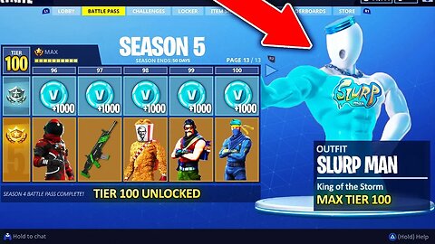 Fortnite SEASON 5 "Max Battle Pass" in Fortnite: Battle Royale! NEW Season 5 Battle Pass Unlocks