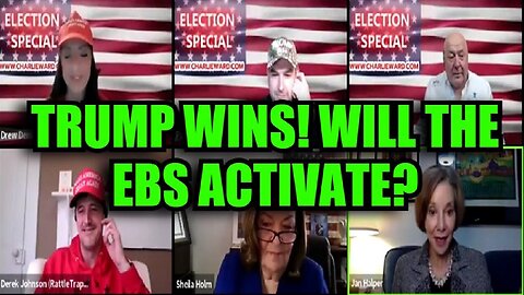 Riccardo Bosi Update Today Nov 7: Dr. Jan Halper-Hayes, Charlie Ward & Derek Johnson: Trump Wins! Will the EBS Activate?