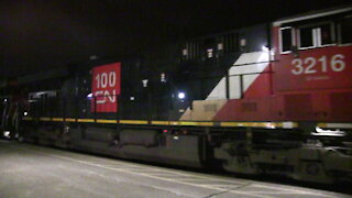 Westbound Intermodal Train 149 With CN 3216 & CN 3157 Strathroy Sub