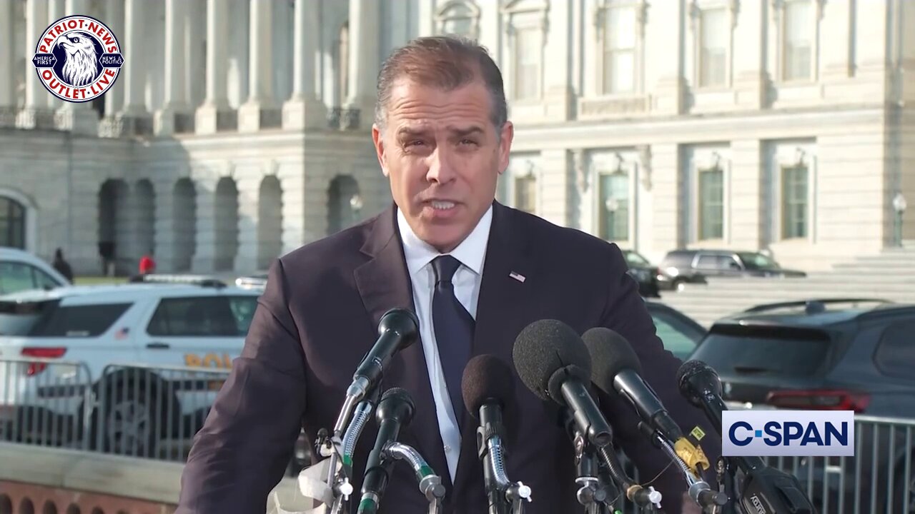 Hunter Biden Press Conference on Capital Hill before skipping Congressional Testimony | 12-13-2023