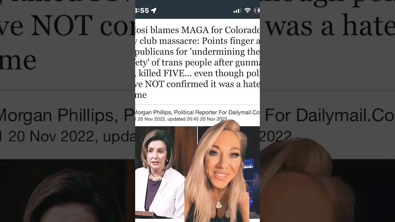 Nancy Pelosi has lost it! #shorts #nancypelosi #colorado