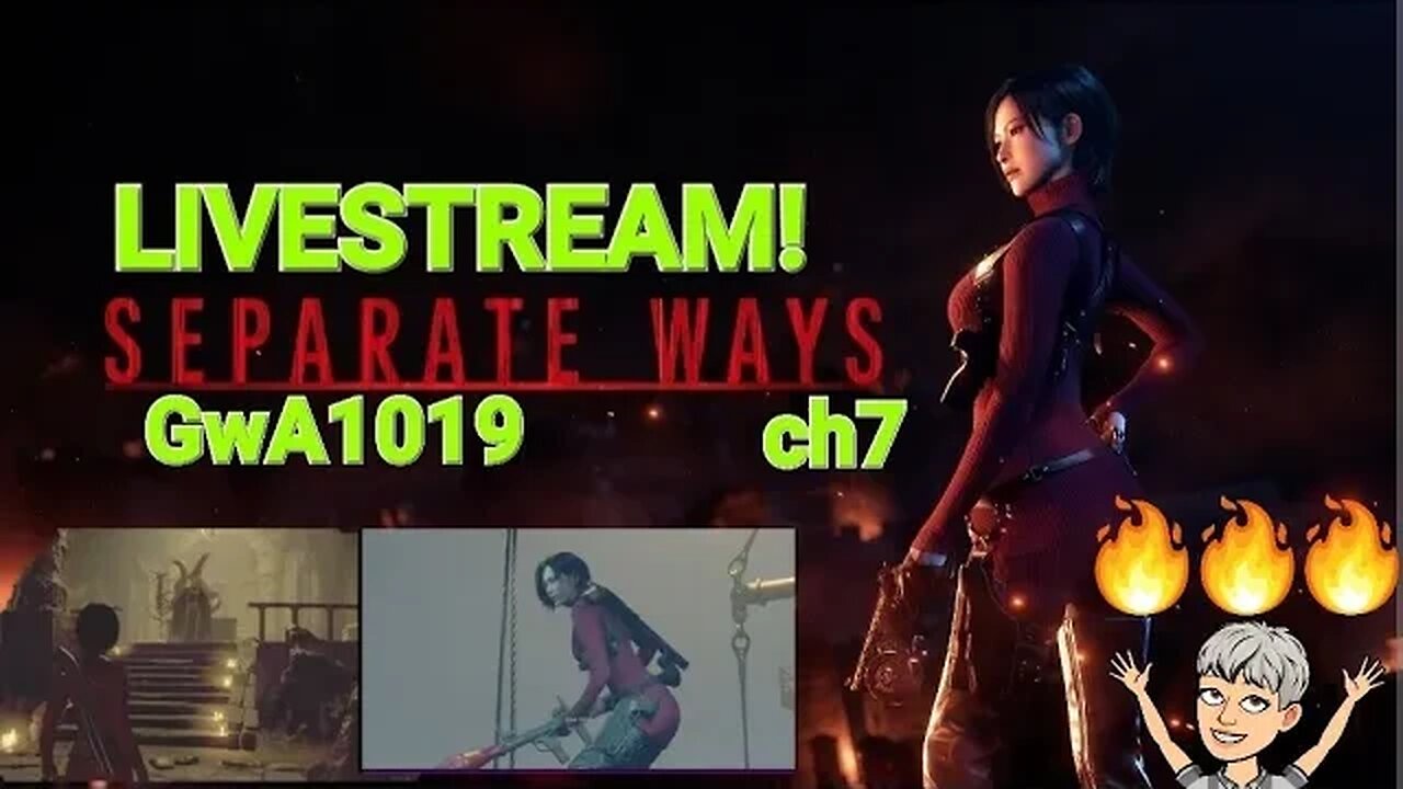 GwA1019's livestream! Separate ways ch 7 Ada Wongs storyline #adawong #separateways