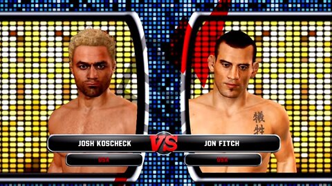 UFC Undisputed 3 Gameplay Jon Fitch vs Josh Koscheck (Pride)