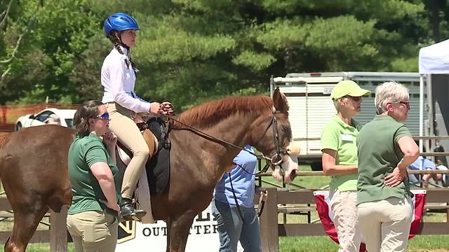 Riders with special needs compete at horse show near Bentleyville