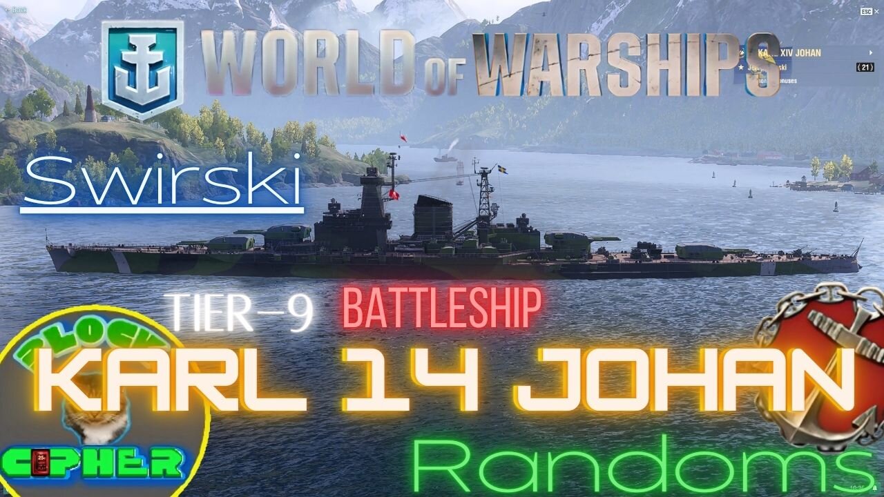 Randoms/Tier-9 KARL 14 JOHAN/Swerski | World of Warships