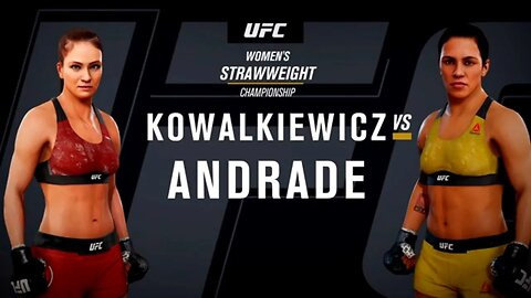 EA Sports UFC 3 Gameplay Jessica Andrade vs Karolina Kowalkiewicz