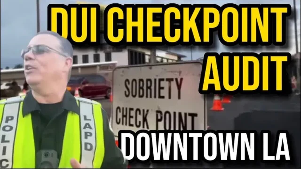 #LAPD Donut-Checkpoint; #Cops are Cracking Down