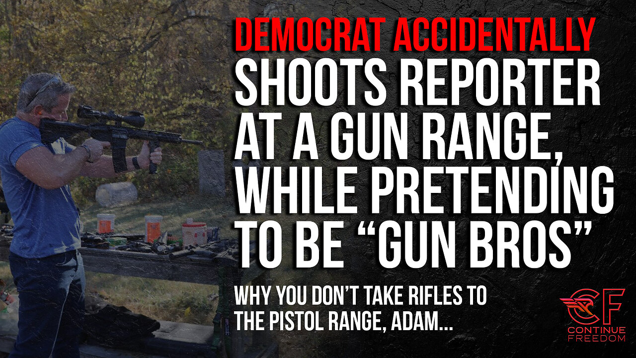 Democrats Accidentally Shoot Reporter! Bringing Rifles to the Pistol Range, Serious NO NO!