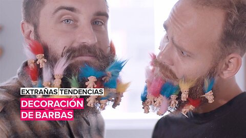 Extrañas tendencias: Barbas decoradas