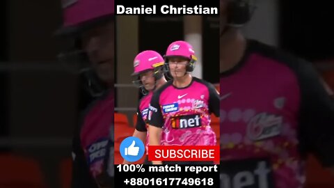 Daniel Christian 108 meter six #shorts #cricketshort