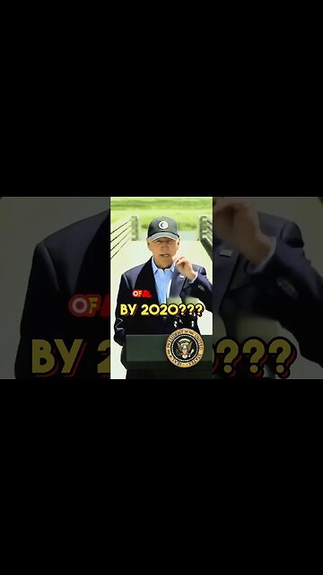 By 2020! Joe Biden promises Conserving Environment 3yrs LATE! #shorts #shortsvideo #news