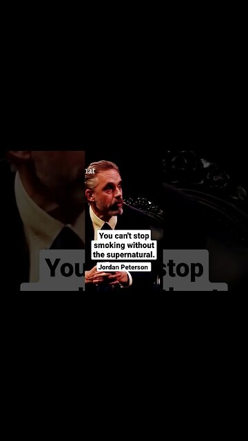 You can't STOP SMOKING without the SUPERNATURAL? #jordanpeterson #mattdillahunty #supernatural #god
