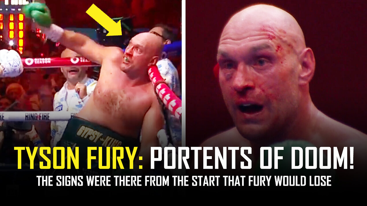 TYSON FURY THE SIGNS WERE ALWAYS THERE THAT USYK WOULD BEAT HIM!!!