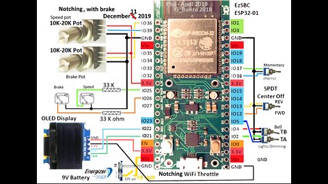 Model Railroad WiFi Throttle Test/Demo