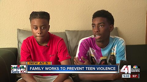 Family works to prevent teen violence