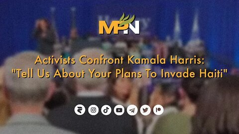Activists Confront Kamala Harris