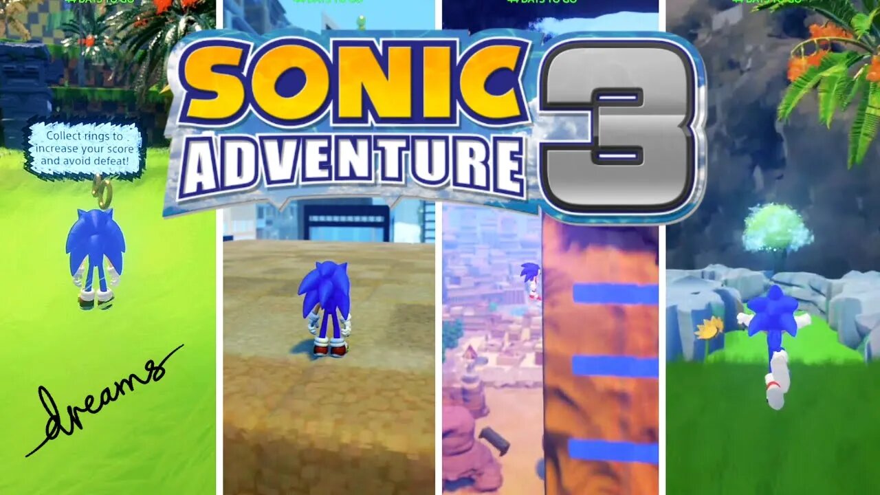 REVISITING LEVELS FROM SA3 FAN GAME, MADE IN DREAMS, TO SEE NEW UPDATES!! | SA3 | DREAMS PS5