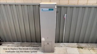 How to Replace The Anode in a Vulcan Freeloader 135L Gas Hot Water System