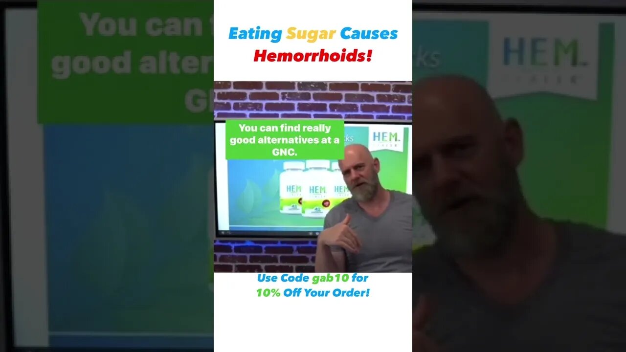 Eating Sugar Causes Hemorrhoids!