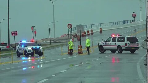 Hurricane Sally Pensacola Bay Bridge Closure and early flooding