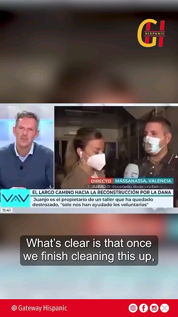 Cuando acabemos de limpiar esto iremos a limpiar La Moncloa - El propietario afectado por La Dana