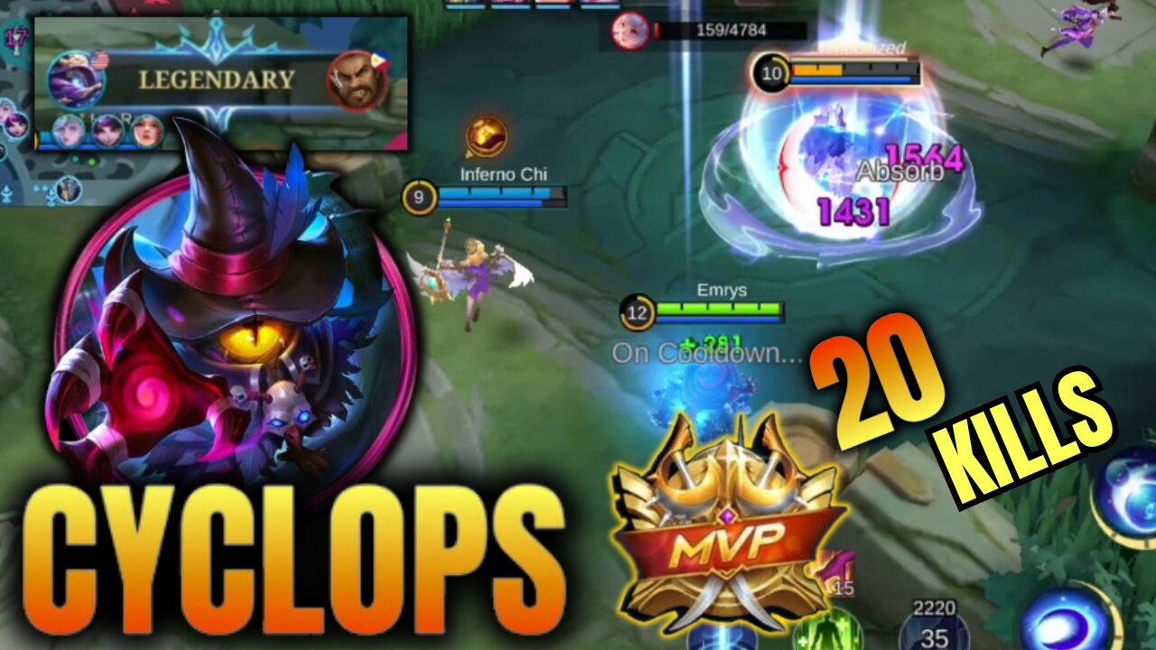 20 Kills! + INSANE Magic Damage!! Mythic Ranked Cyclops Jungle