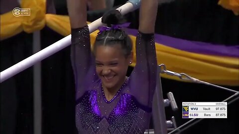 Haleigh Bryant (LSU) 3 Perfect 10s and wins another all-around title - West Virginia at LSU 3/10/23