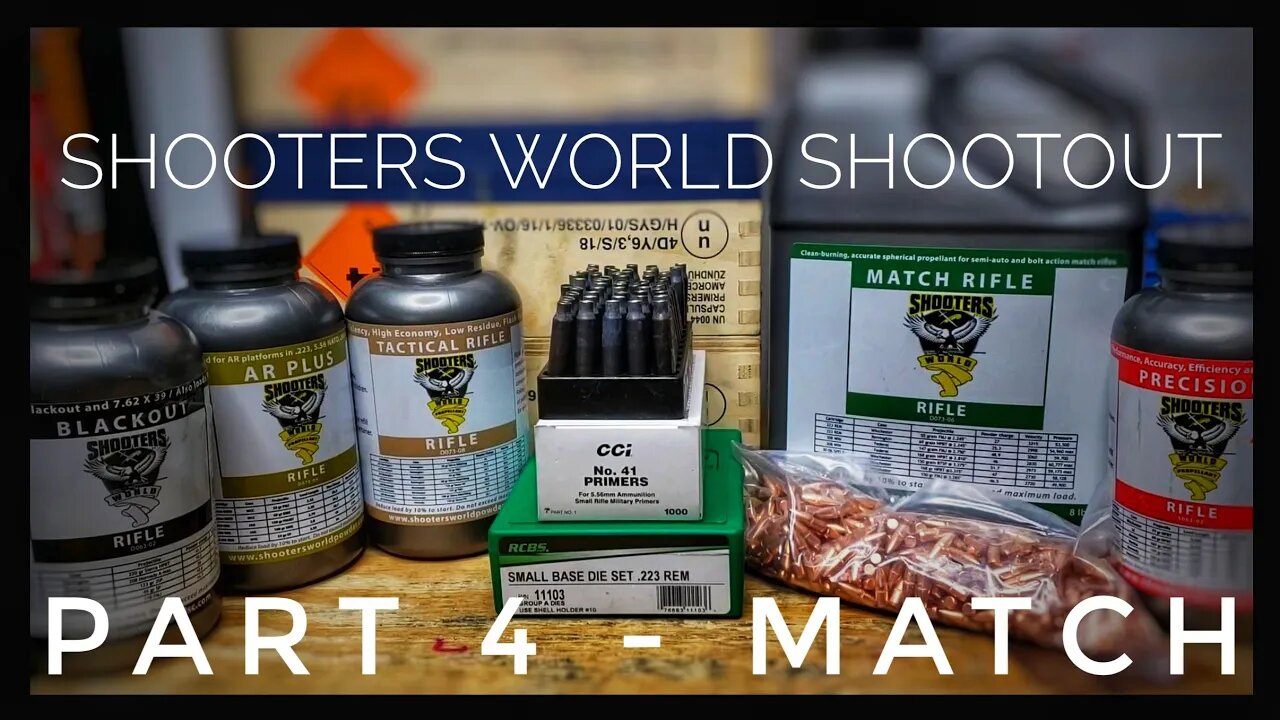 Shooters World Shootout - 223 Remington - Part 4 - Match Rifle Satterlee Test