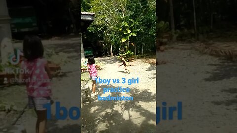 go go lang maabot din ninyo Yan natutu din kayo mag badmenton practice lang Bawal Tamad