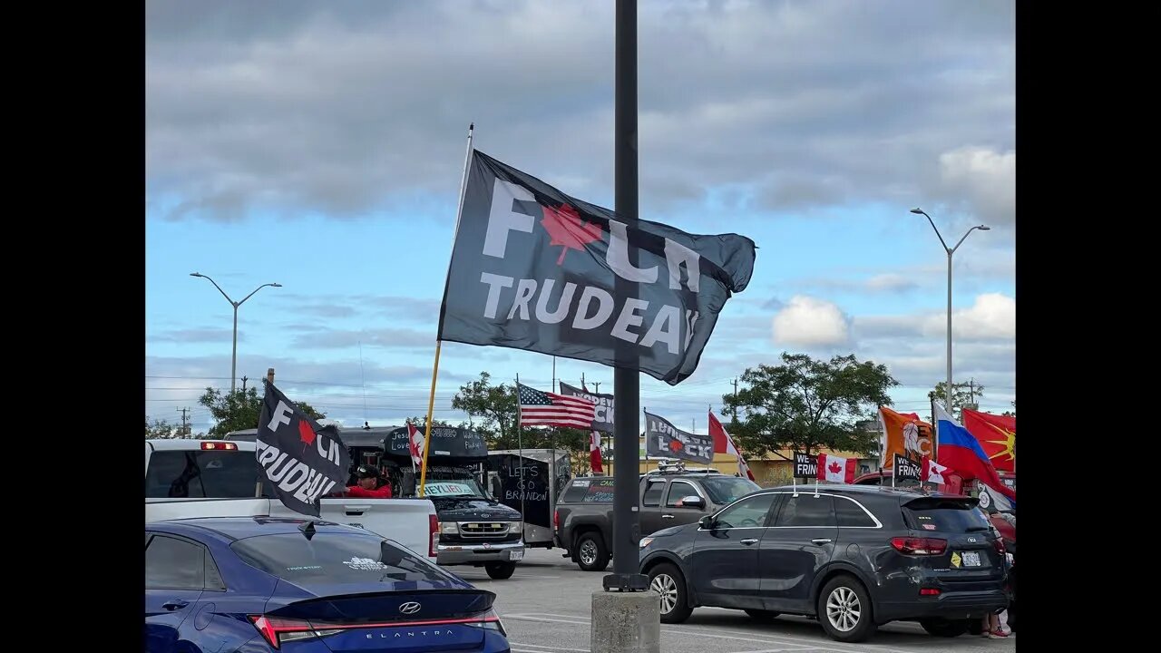 We’ve got our self a convoy, hello king LIBTARD HERE WE COME. Canadian Free Living is going live!